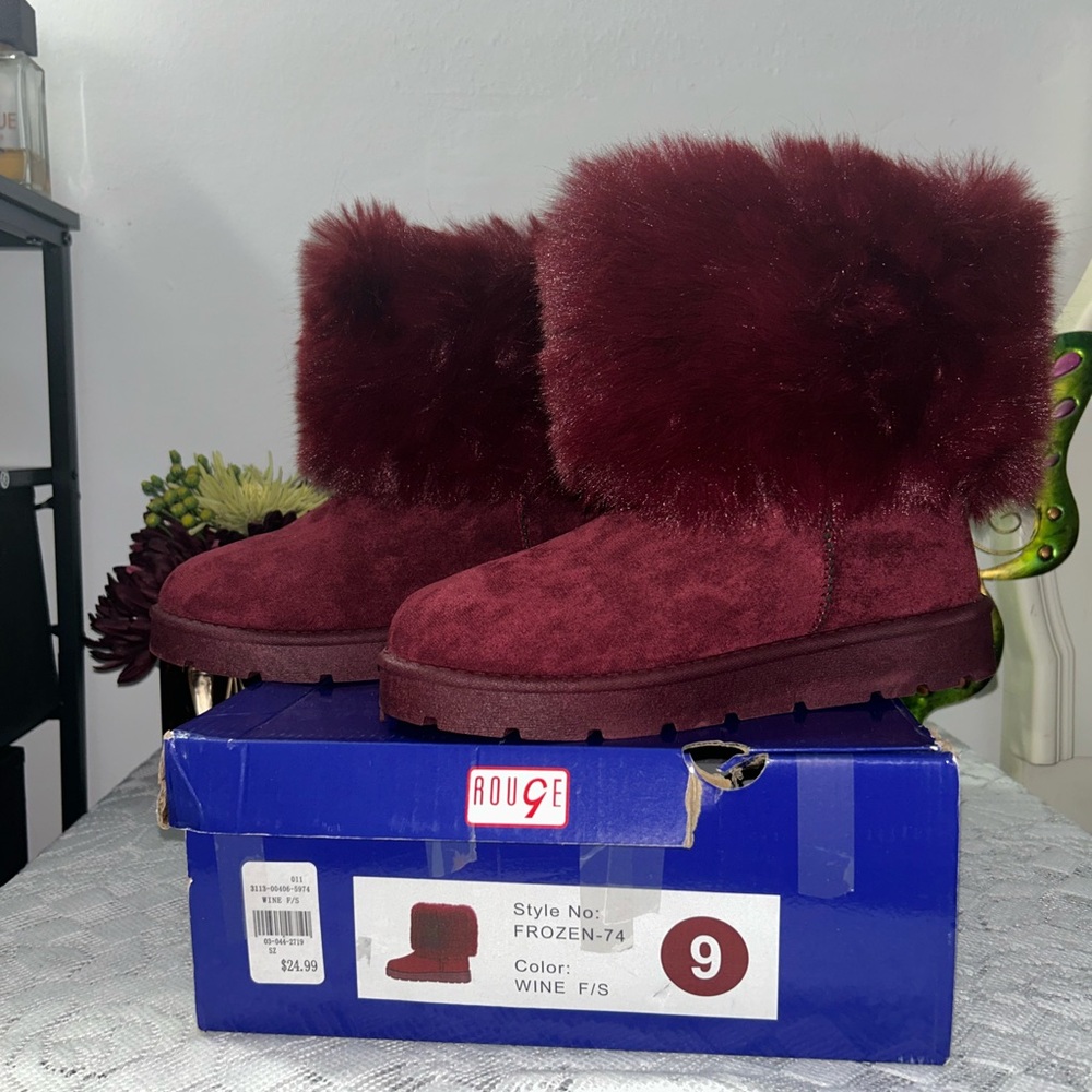 Rouge Helium Red (Wine) Winter Boots
